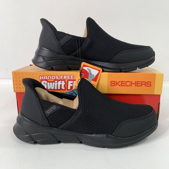 Skechers Men's Shoes 9 Equalizer Hands Free Swift Fit Athletic Mesh 4.0 Shoes - Picture 1 of 9